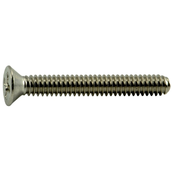 Midwest Fastener #3-48 x 3/4 in Phillips Flat Machine Screw, Plain 18-8 Stainless Steel, 25 PK 64116 - main